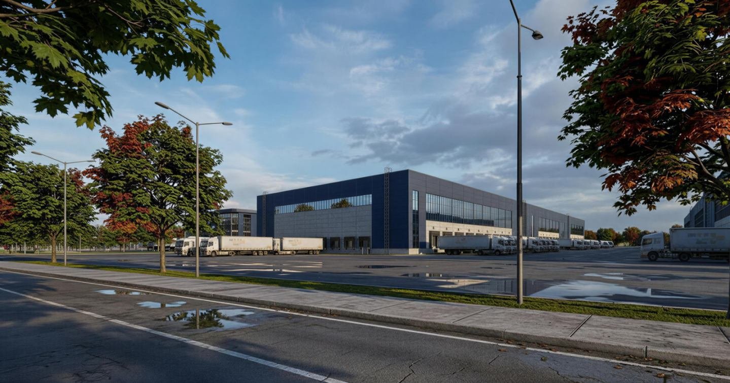 Industrial platform background